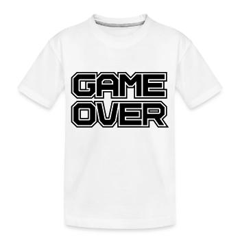 Game over - T-shirt bio Premium Enfant - blanc - Devant