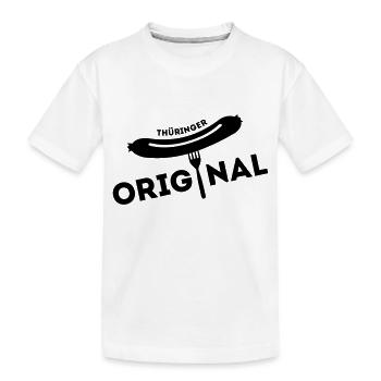 Thüringer Original - Kinder Premium Bio T-Shirt - Weiß - Vorne