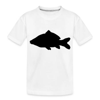 Carp - Kids' Premium Organic T-Shirt - white - Front