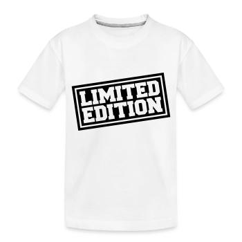 Limited Edition - Kinder Premium Bio T-Shirt - Weiß - Vorne