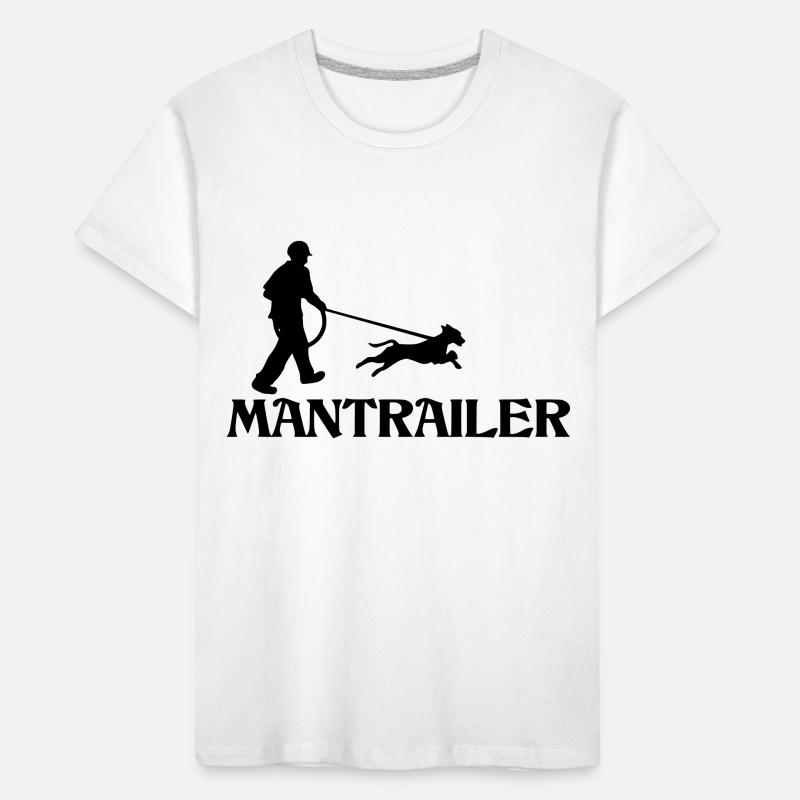 mantrailer hobby mantrailing hunde Kinder Premium Bio T-Shirt