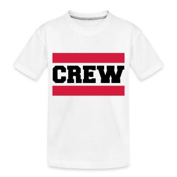 Crew - T-shirt bio Premium Enfant - blanc - Devant
