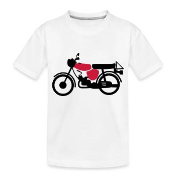 Fahrzeug - Simson S51 - Kinder Premium Bio T-Shirt - Weiß - Vorne