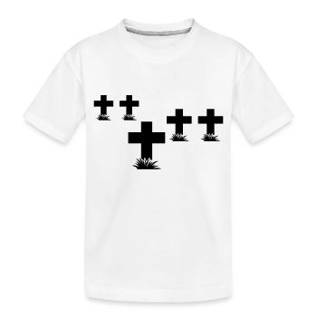 rip_1_f1 - T-shirt bio Premium Enfant - blanc - Devant