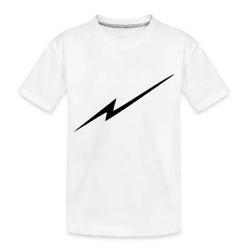 blitz - Kinder Premium Bio T-Shirt - Weiß - Vorne