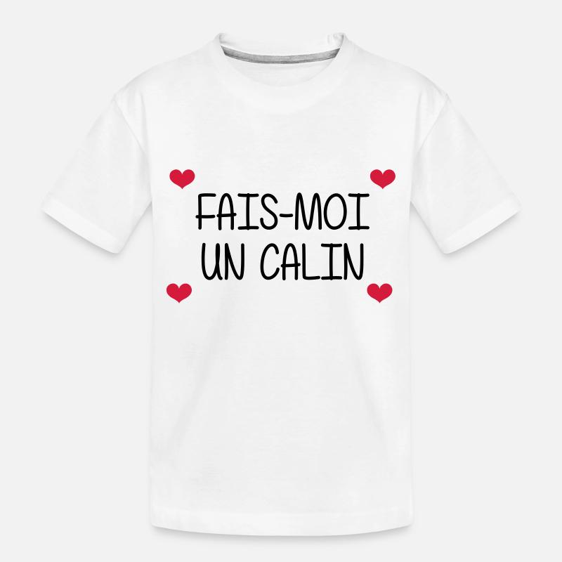 Fais-moi un calin - T-shirt bio Premium Enfant - blanc