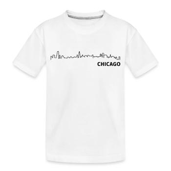 Chicago - T-shirt bio Premium Enfant - blanc - Devant