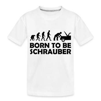 schrauber - Kinder Premium Bio T-Shirt - Weiß - Vorne