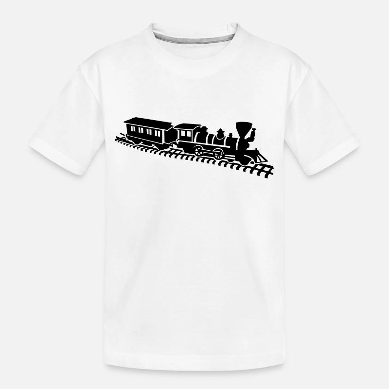 Model railway - Kids' Premium Organic T-Shirt - white