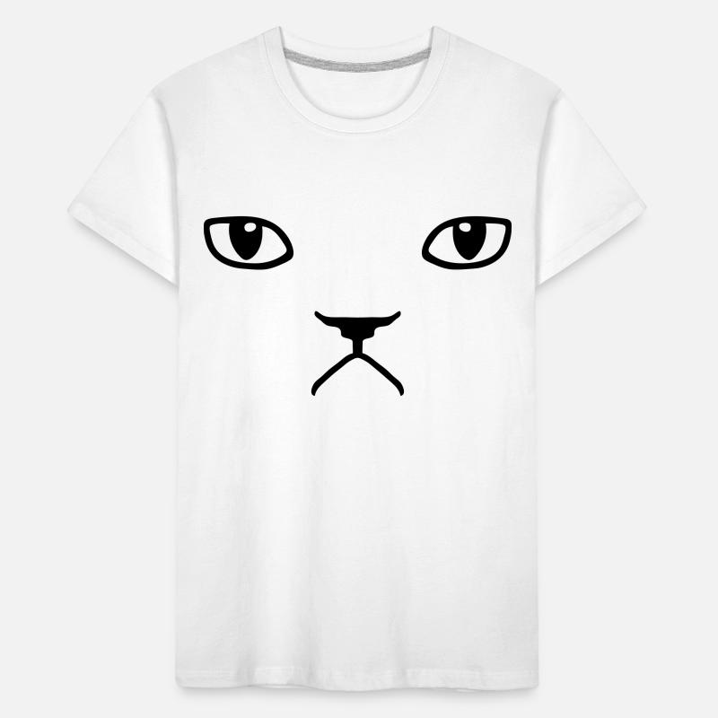 chat pas content grumpy kitty cat T-shirt bio Premium Enfant