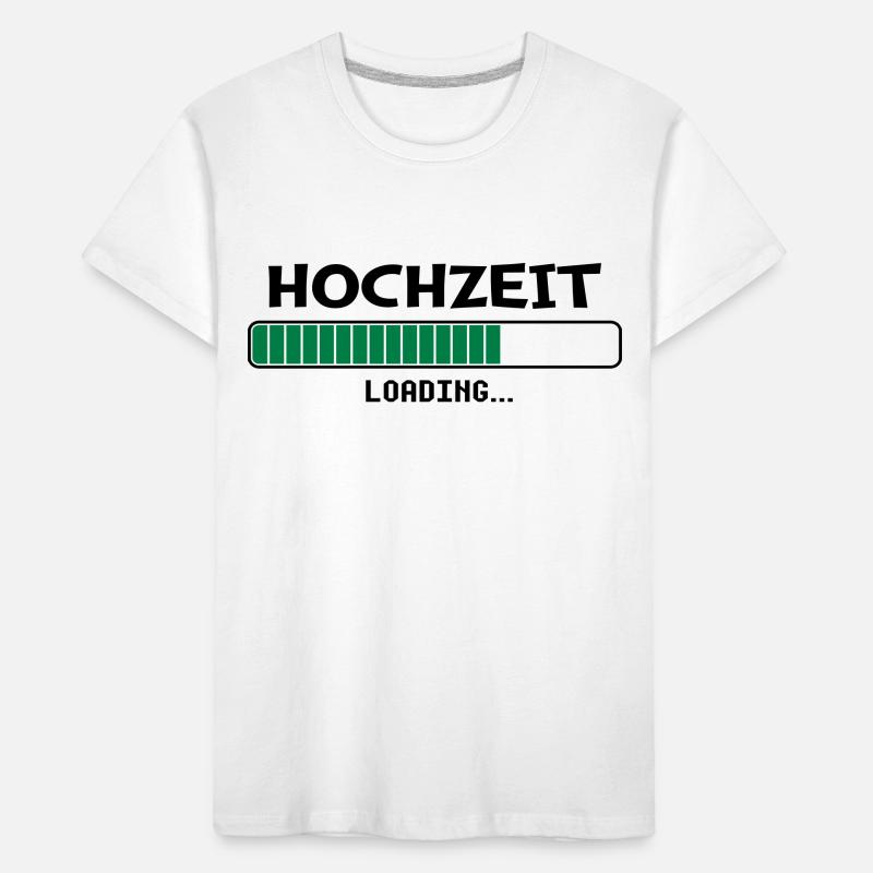 Hochzeit loading... Kinder Premium Bio T-Shirt