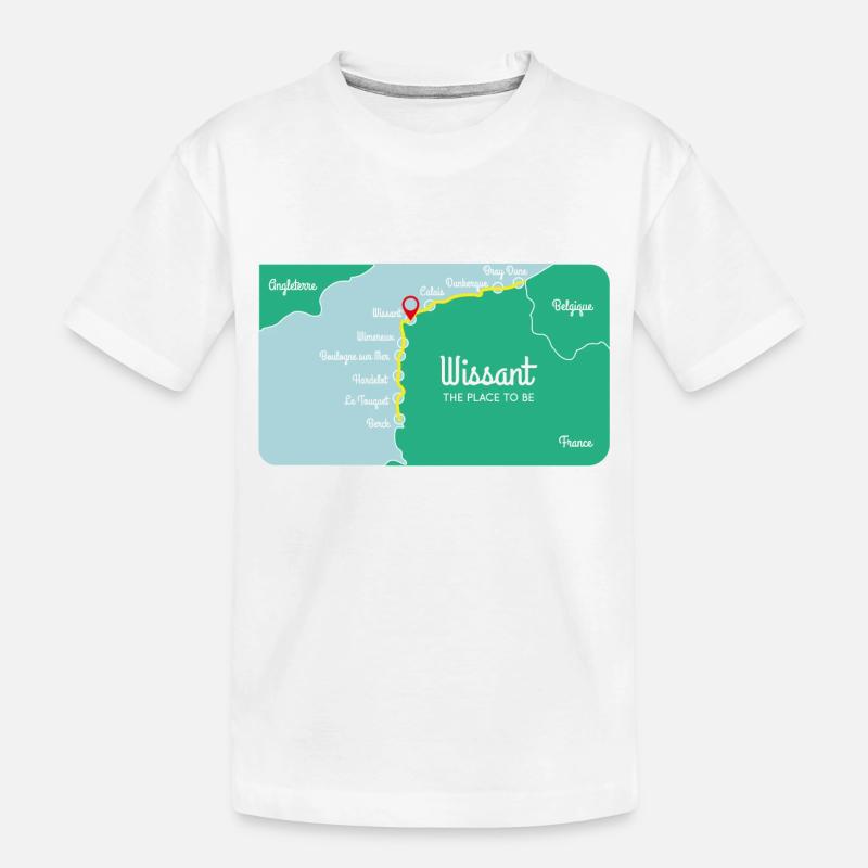 MAP WISSANT - T-shirt bio Premium Enfant - blanc