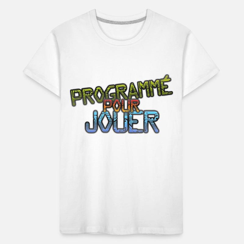 programmé pour jouer T-shirt bio Premium Enfant