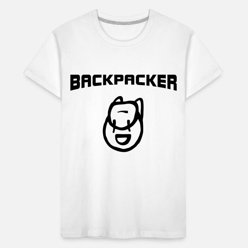Backpacker Rucksack Kinder Premium Bio T-Shirt