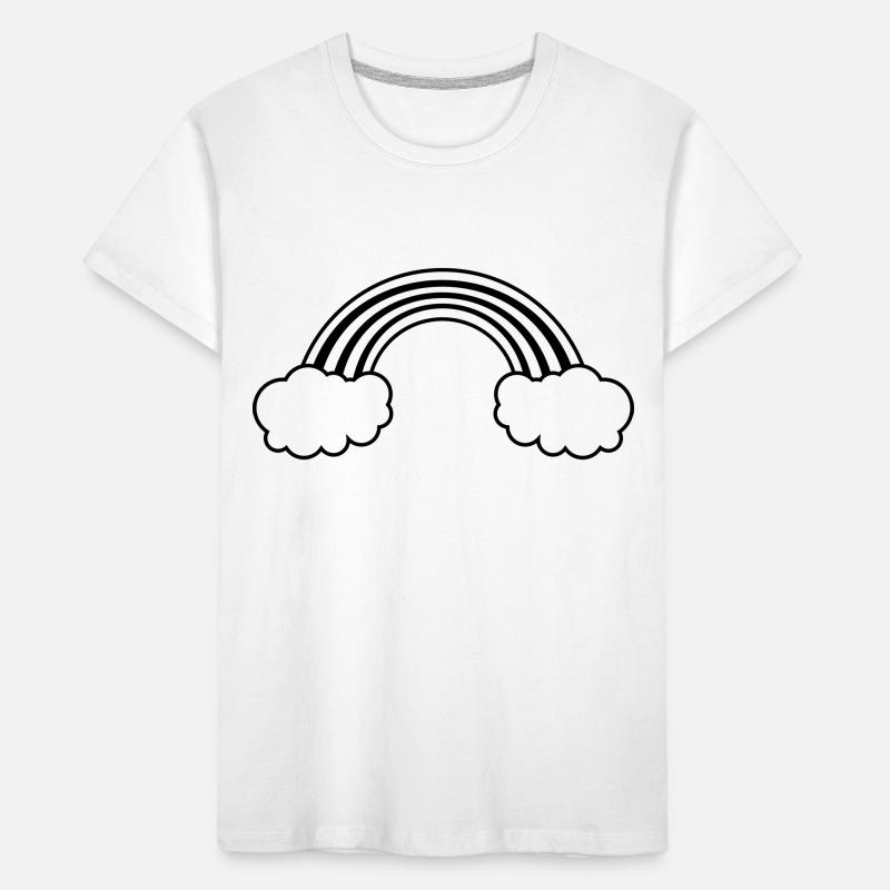 regenbogen Kinder Premium Bio T-Shirt