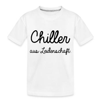 chiller - Kinder Premium Bio T-Shirt - Weiß - Vorne