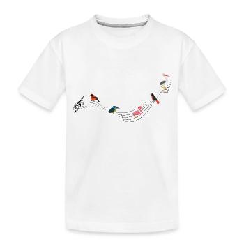 Der Klang der Stille - Kinder Premium Bio T-Shirt - Weiß - Vorne