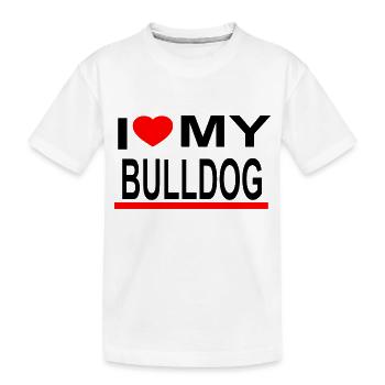 Bulldoge - T-shirt bio Premium Enfant - blanc - Devant