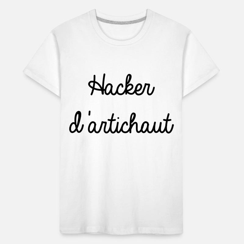 hacker d'artichaut T-shirt bio Premium Enfant