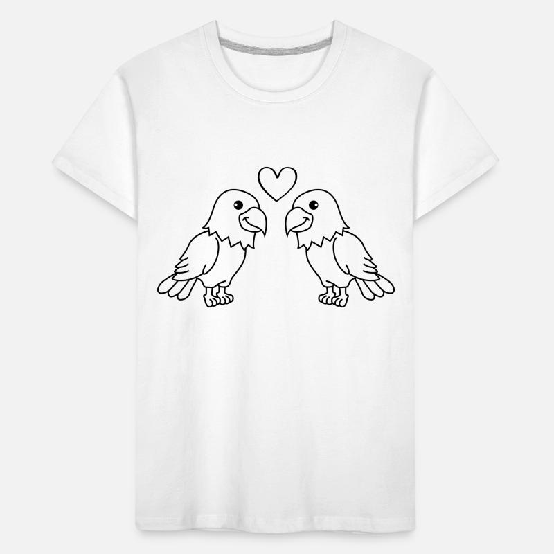 Adler Comic Couple Love Kids' Premium Organic T-Shirt