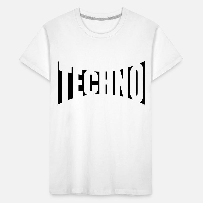 Party Musik Techno Kinder Premium Bio T-Shirt