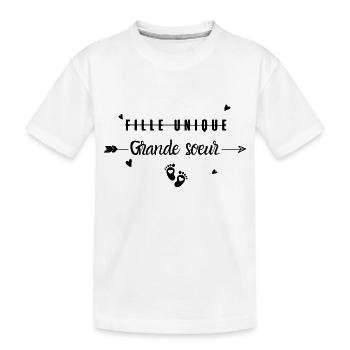 grande sœur - T-shirt bio Premium Enfant - blanc - Devant