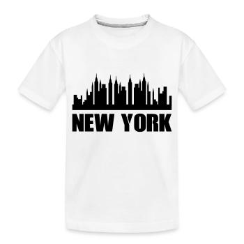 New York - T-shirt bio Premium Enfant - blanc - Devant
