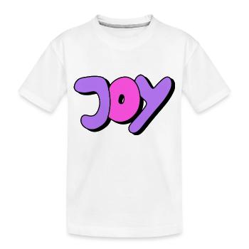 Joie - T-shirt bio Premium Enfant - blanc - Devant