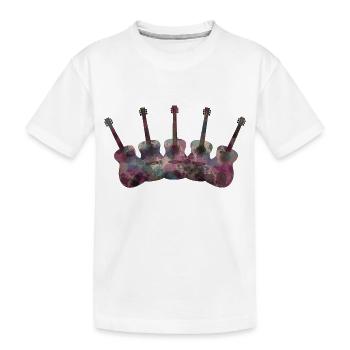 Guitares - T-shirt bio Premium Enfant - blanc - Devant