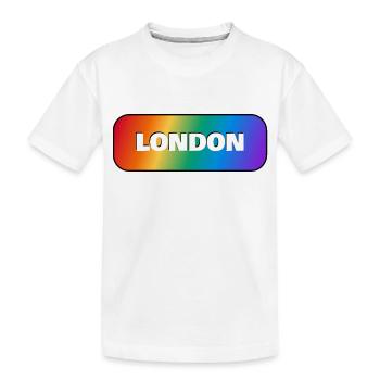 GAY PRIDE DE LONDRES - T-shirt bio Premium Enfant - blanc - Devant