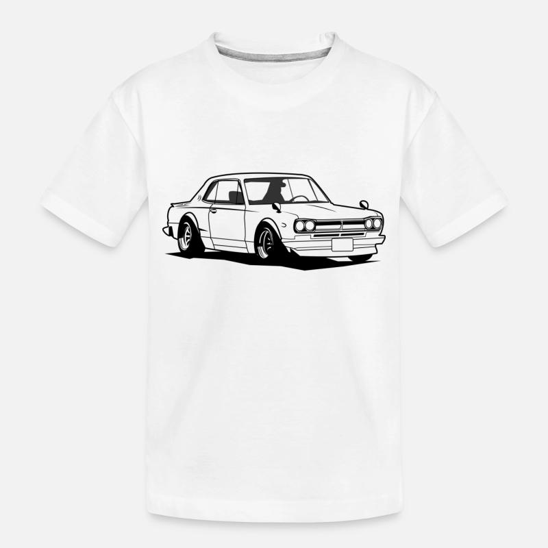 Cooler Oldtimer! - Kinder Premium Bio T-Shirt - Weiß