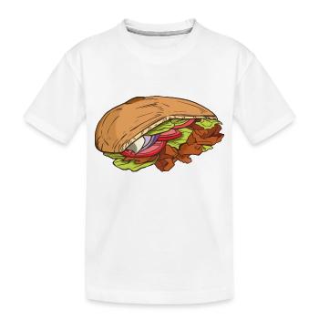 Döner Kebab - Kinder Premium Bio T-Shirt - Weiß - Vorne