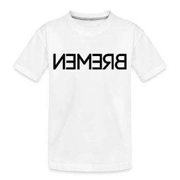 Bremen - seitenverkehrt - Hansestadt - Weser - Kinder Premium Bio T-Shirt - Weiß - Vorne