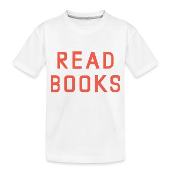 Chesapeake Shores Bree O'Brien Read Books T-Shirt - Kids' Premium Organic T-Shirt - white - Front