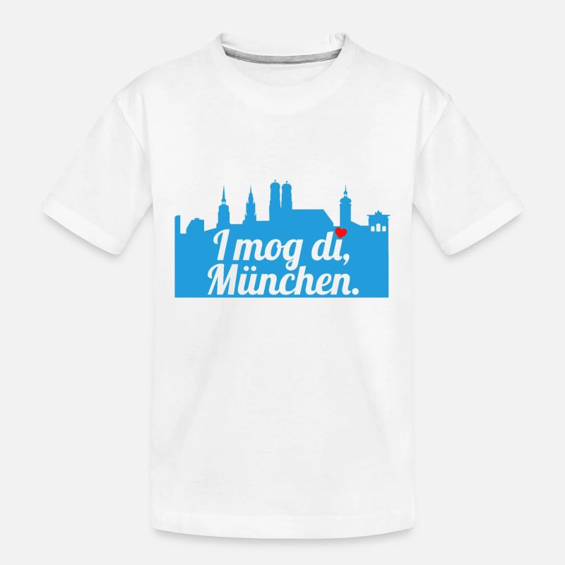 I mog di - Munich - T-shirt bio Premium Enfant - blanc