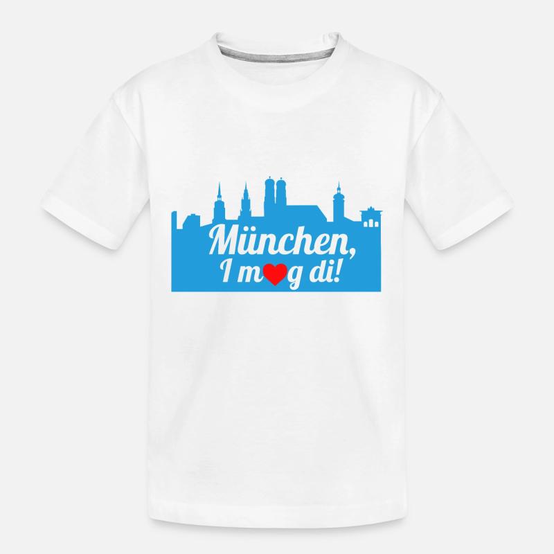 Munich - I mog di - T-shirt bio Premium Enfant - blanc