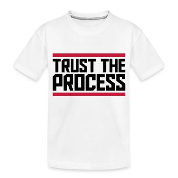 faire confiance au processus Devis - T-shirt bio Premium Enfant - blanc - Devant