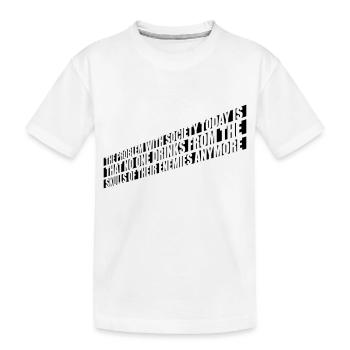 boissons de crânes ennemis - T-shirt bio Premium Enfant - blanc - Devant