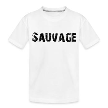 Sauvage - T-shirt bio Premium Enfant - blanc - Devant