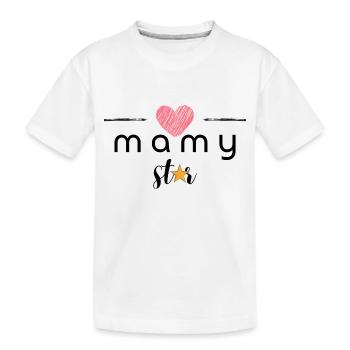 Mamy Stern - Kinder Premium Bio T-Shirt - Weiß - Vorne