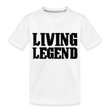 Légende vivante - T-shirt bio Premium Enfant - blanc - Devant