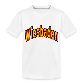 Wiesbaden - Kids' Premium Organic T-Shirt - white - Front