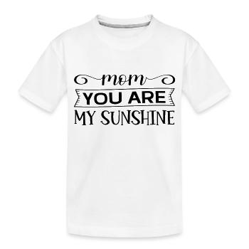 Maman, tu es mon soleil - T-shirt bio Premium Enfant - blanc - Devant