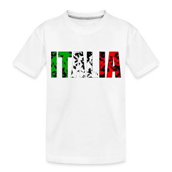 Italia Grunge - Kinder Premium Bio T-Shirt - Weiß - Vorne