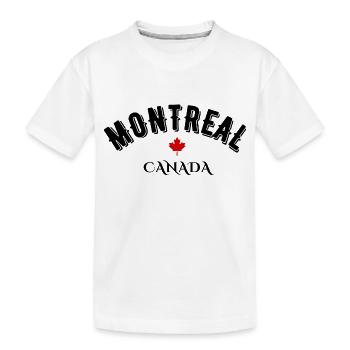 montreal canada - T-shirt bio Premium Enfant - blanc - Devant