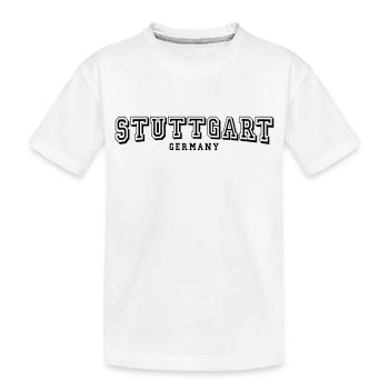 Stuttgart - T-shirt bio Premium Enfant - blanc - Devant