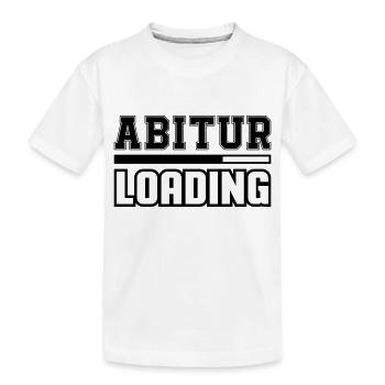 Abitur Loading - Kinder Premium Bio T-Shirt - Weiß - Vorne