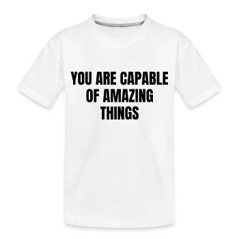 Fitness incroyable - T-shirt bio Premium Enfant - blanc - Devant