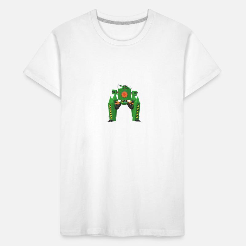 Bot de commande vert T-shirt bio Premium Enfant