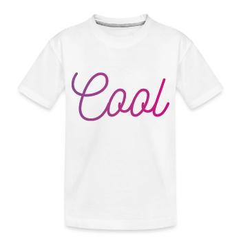 Cool - T-shirt bio Premium Enfant - blanc - Devant